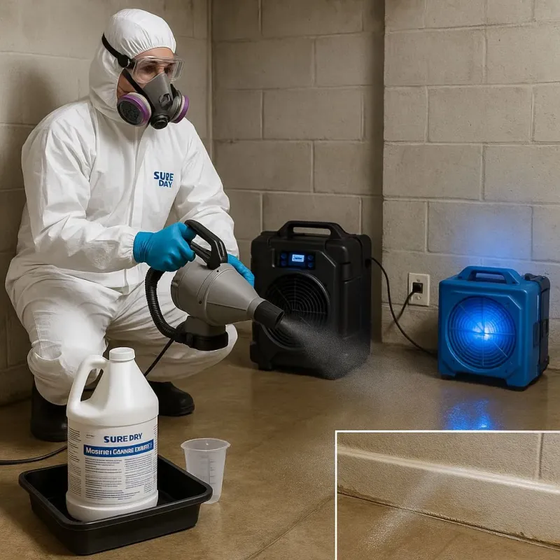 Sanitization and Odor Removal process in New Castle, DE