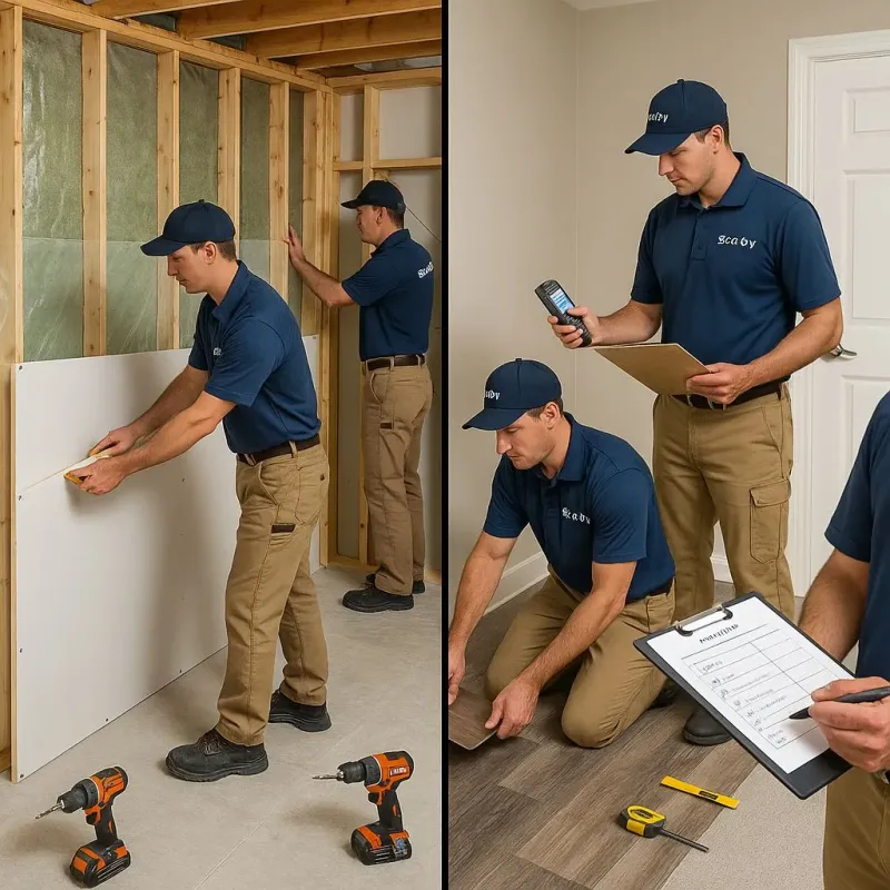 Repairs and Reconstruction process in New Castle, DE